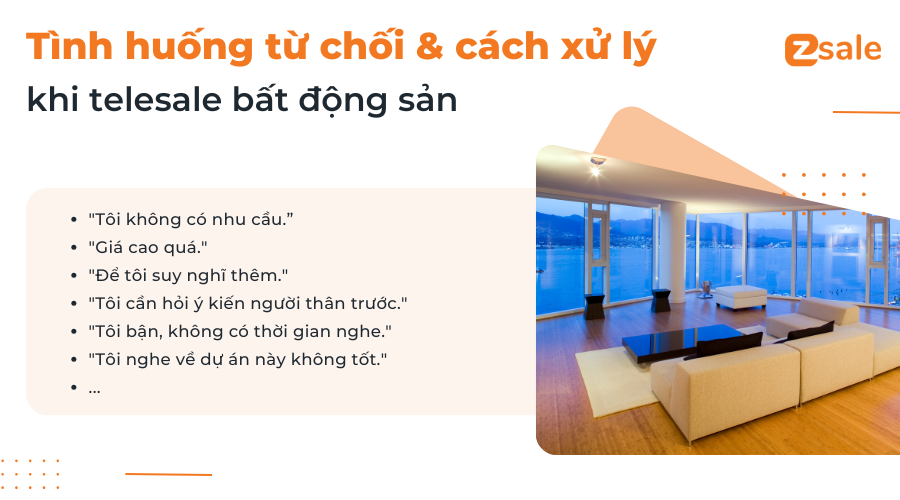 Tình huống từ chối phổ biến khi telesale bất động sản và cách xử lý khéo léo