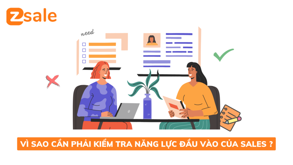 năng lực đầu vào của Sales?