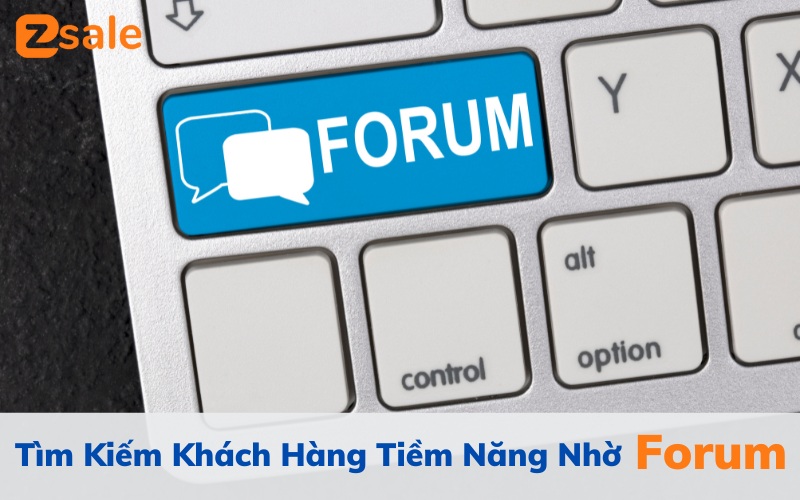 Tìm kiếm khách hàng tiềm năng online nhờ forum