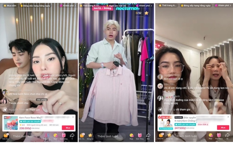 Livestream trên TikTok đã và đang là xu hướng bán hàng mới