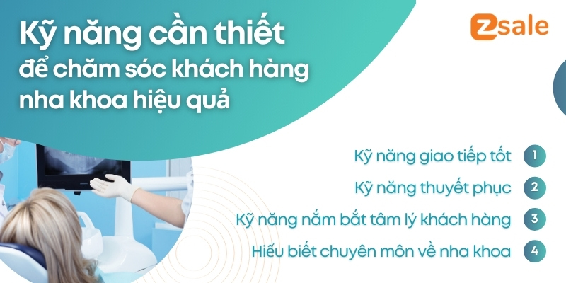 Kỹ năng cần thiết để chăm sóc khách hàng nha khoa hiệu quả