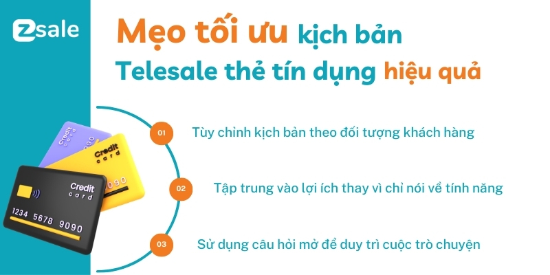 Mẹo tối ưu kịch bản telesale thẻ tín dụng hiệu quả