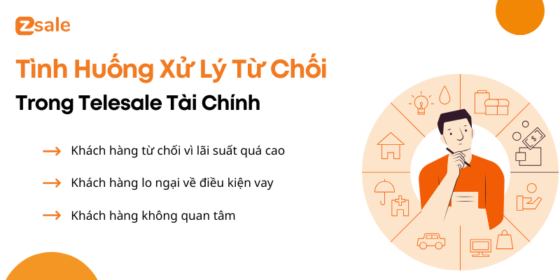 Các tình huống xử lý từ chối trong telesale tài chính