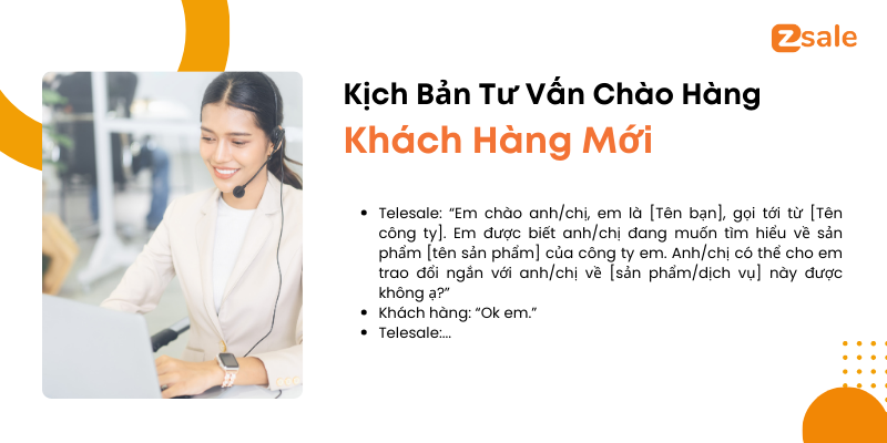 Kịch bản chào hàng khách hàng mới