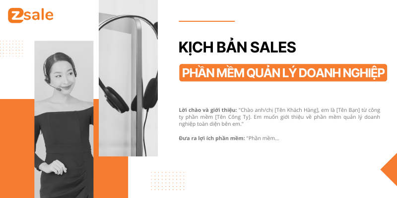 Kịch bản sales phần mềm quản lý doanh nghiệp