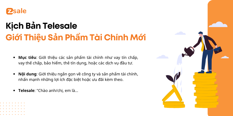 Kịch bản telesale giới thiệu sản phẩm tài chính mới