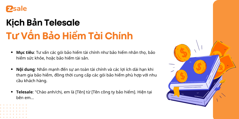 Kịch bản telesale tư vấn bảo hiểm tài chính