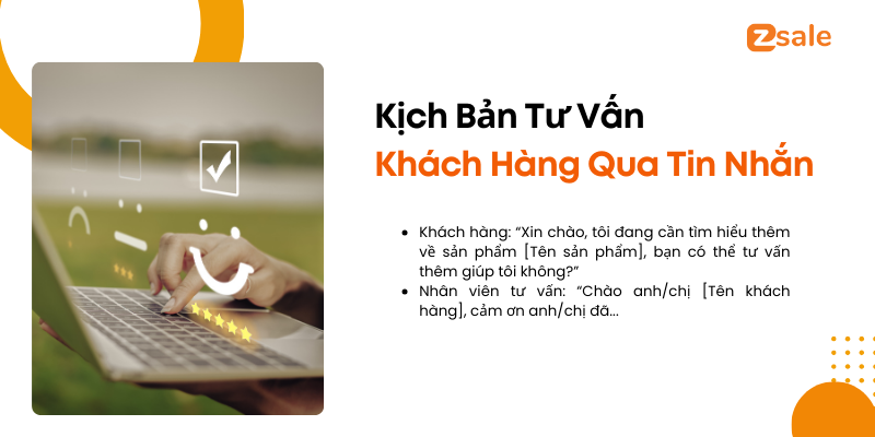 Kịch bản tư vấn khách hàng qua tin nhắn