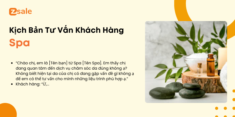 Kịch bản tư vấn khách hàng spa