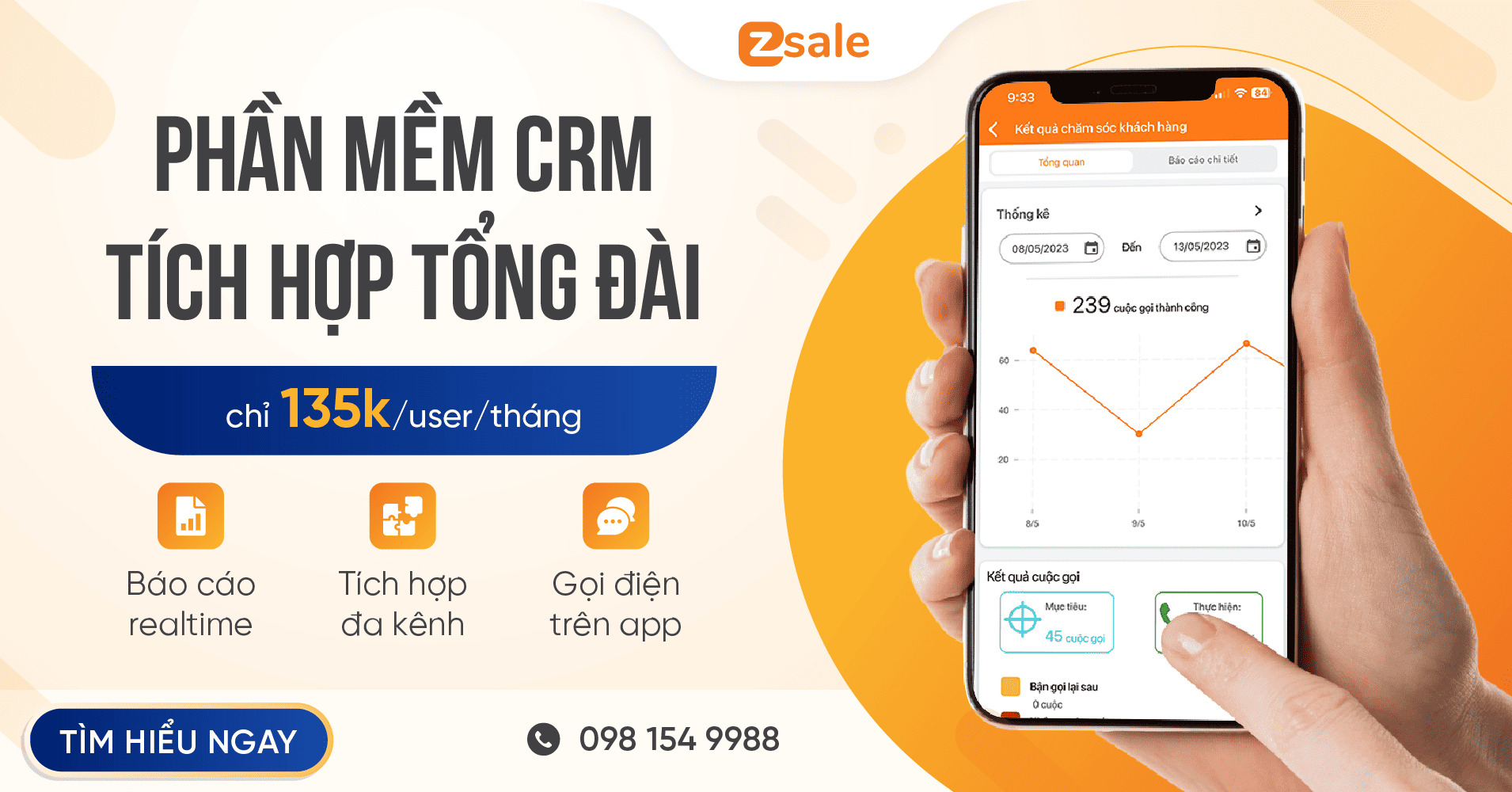 Phần mềm CRM quản lý khách hàng, CSKH và Sales