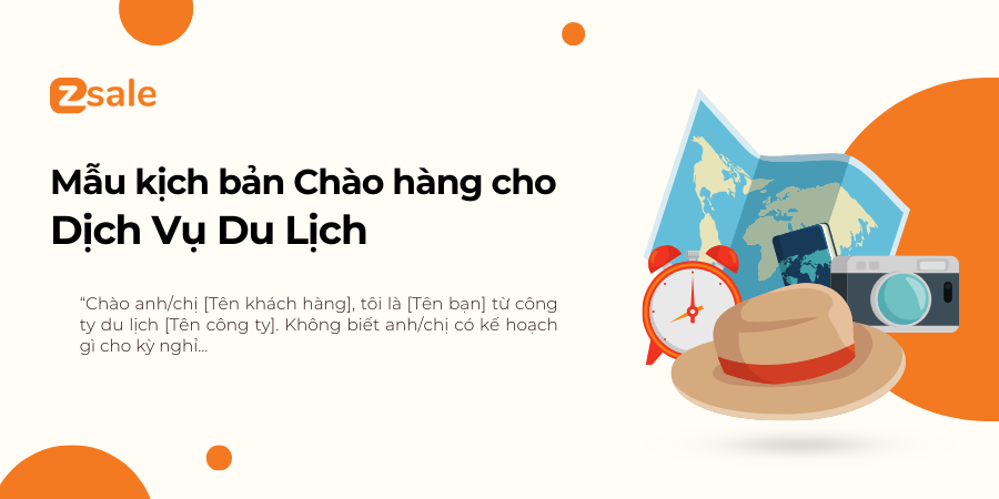 Kịch bản chào hàng mẫu cho Dịch vụ Du lịch