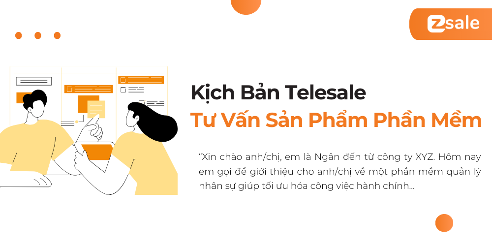 Kịch bản telesale tư vấn sản phẩm phần mềm