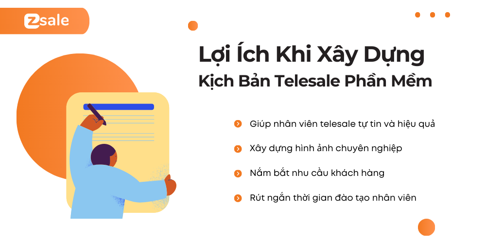 Lợi ích khi xây dựng kịch bản telesale phần mềm