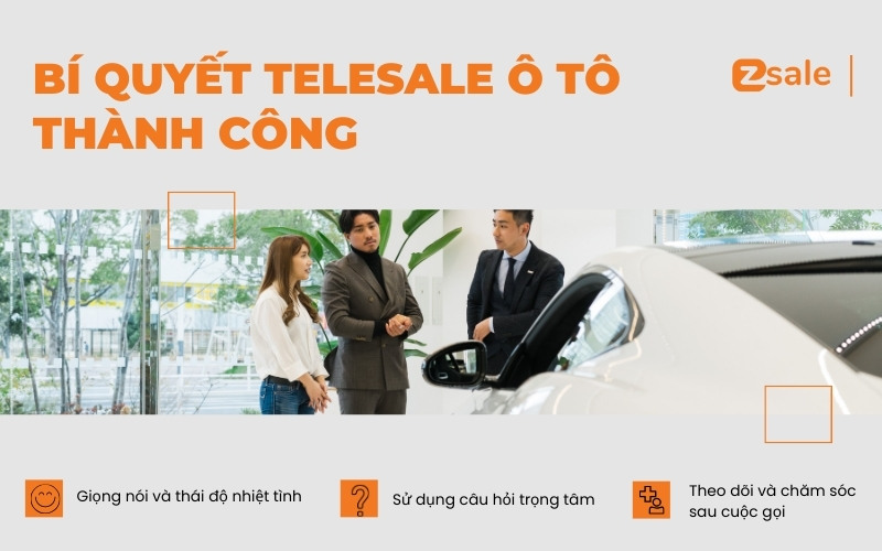 Bí quyết telesale ô tô thành công