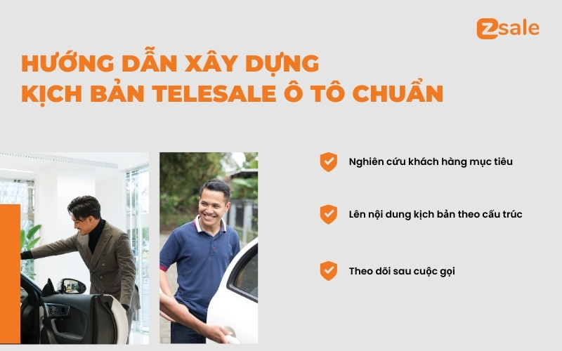 Hướng dẫn xây dựng kịch bản telesale ô tô chuẩn