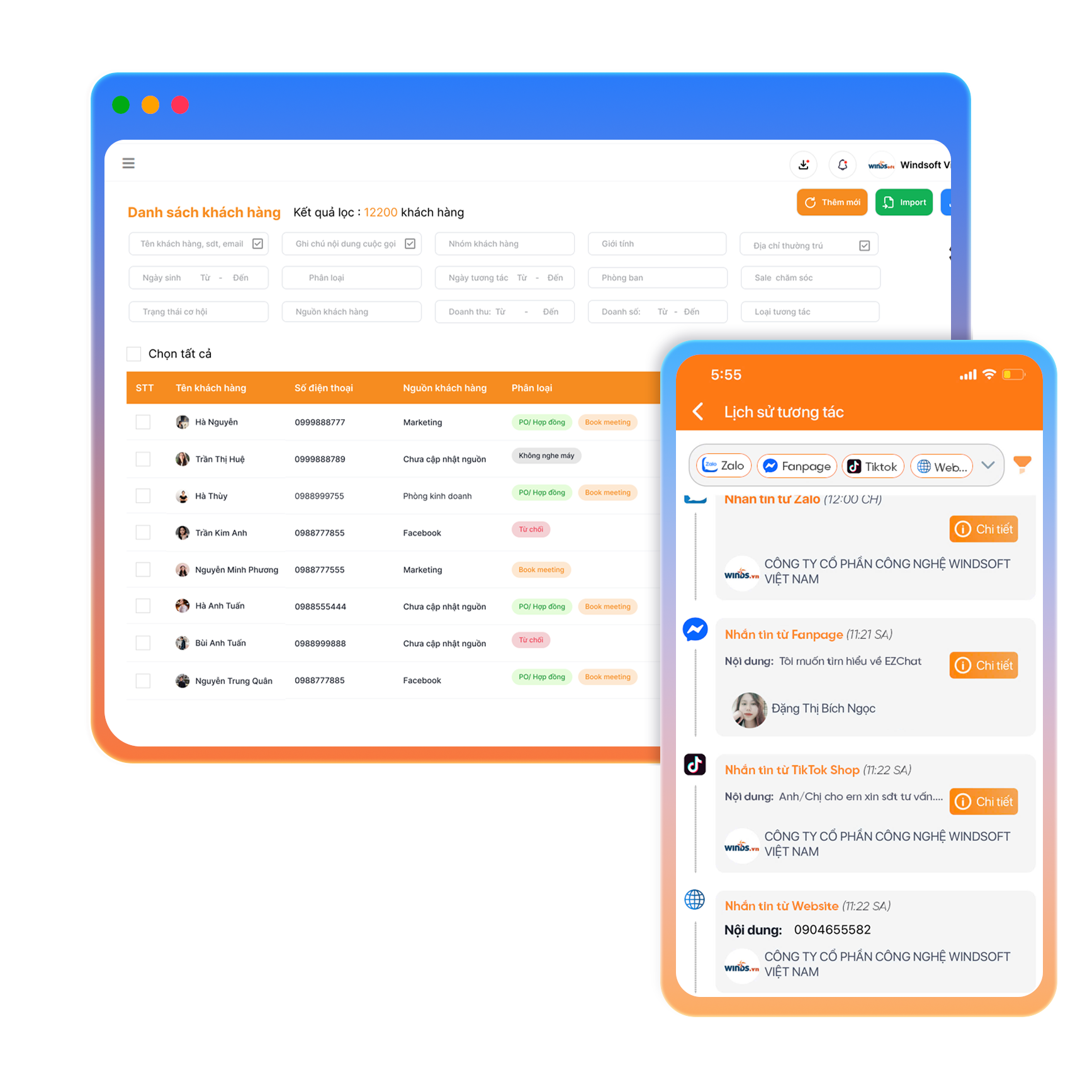  2. Quản lý dữ liệu khách hàng tập trung & hạn chế thất thoát Data