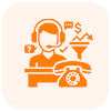 Đội ngũ Telesale <b>chưa được tối ưu quy trình sàng lọc khách hàng</b>, dẫn đến hiệu suất tuyển sinh thấp & <b>tỷ lệ chuyển đổi không ổn định</b>
